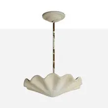 Sirmos, Chandelier, c. 1970, enameled fiberglass-reinforced polyester