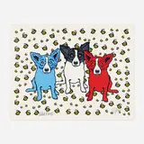 Oh Say Can You See by George Rodrigue, 1993, screenprint in colors, sold Mar 2022