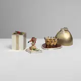 Stuart Devlin, Novelty surprise boxes, set of two, enameled silver parcel-gilt