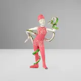 Gene Moore for Tiffany & Co., Snake charmer, 1988-1990, enameled sterling silver
