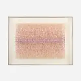 Irving Harper, Untitled, string and paper construction suspended in acrylic box