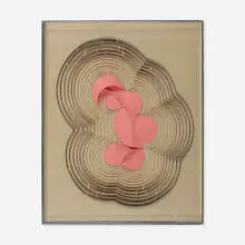 Untitled by Irving Harper, painted paper construction, sold Jan 2016