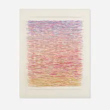 Irving Harper, Untitled, string, nail and paper construction