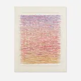 Untitled by Irving Harper, string, nail and paper construction, sold Jan 2016