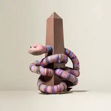 Irving Harper, Untitled (Snake), painted paper construction