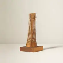 Untitled by Irving Harper, toothpick construction on wood base, sold Jan 2016