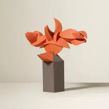 Irving Harper, Untitled, painted paper construction