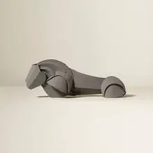 Untitled (Lion) by Irving Harper, painted paper construction, sold Jan 2016