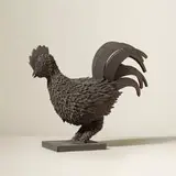 Untitled (Rooster) by Irving Harper, painted paper construction, sold Jan 2016