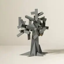 Irving Harper, Untitled (Tree), painted paper construction