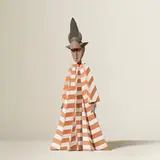 Untitled (Striped Figure) by Irving Harper, painted paper construction, sold Jan 2016