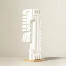 Untitled by Irving Harper, styrofoam construction on wood base, sold Jan 2016
