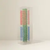 Irving Harper, Untitled, string and paper construction suspended in acrylic box