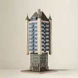 Irving Harper, Untitled (Architectural Model), paper construction