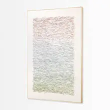 Irving Harper, Untitled, coated wire construction mounted to board