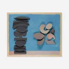 Irving Harper, Untitled, painted paper construction