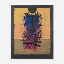 Untitled by Irving Harper, paper construction, sold Jan 2016