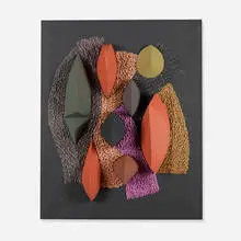 Irving Harper, Untitled, painted paper construction