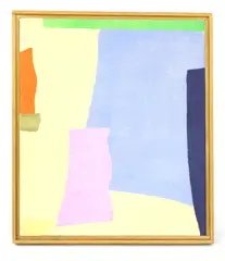 Geoff Hollow, Untitled, oil on canvas each 48 x 41cm (2)