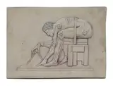 Eduardo Paolozzi, Sir Eduardo Paolozzi (1924-2005) NEWTON AFTER BLAKE Plaster