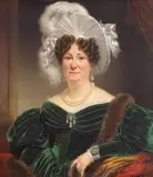 Jan Adam Kruseman, Portrait of Ignatia van Heukelom-Vollenhove, oil on canvas