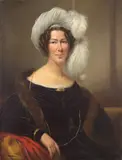 Jan Adam Kruseman, Portrait of Clasina Theresia Planteau-Thijm, oil on canvas