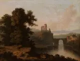 Ra Richard Wilson, River landscape, oil on canvas