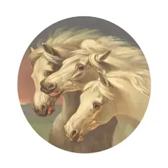John Frederick Herring, Sr., Pharaoh's horses, oil on panel