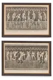 Bas-reliefs of vases in the Borghese and Medici Villas, from the series "Vasi, Candelabri, Cippi, Sarcophagi", 1778 (Ficacci, 785, 850) by Giovanni Battista Piranesi, A pair of etchings, slightly later impressions, in ebonised frames, sold Jul 2024