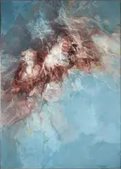 George D'Almeida, PAINTING, 20.9.80, oil on canvas