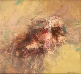 George D'Almeida, PAINTING, 16.9.81., oil on canvas