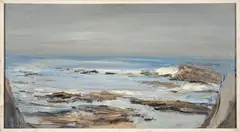 Georges Laporte, Low Tide, oil on canvas