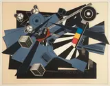 Alain Le Yaouanc, Mata Haru (Le Yaouanc: Lith1969-0013), 1969, Color lithograph on paper; signed 'Aleyaouanc' in pencil lower right
