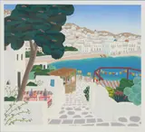 Thomas McKnight, Remezzo, 1986, Color screenprint on paper; signed 'McKnight' in pencil lower right