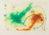 Joan Miró, Partie de Campagne IV (Dupin 433), 1967, Color etching and aquatint on paper; signed 'Miró.' in pencil lower right