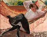 Jean Puy, La Femme au Hamac, oil on canvas