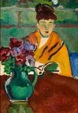 Jean Puy, La Femme aux Fleurs, oil on canvas