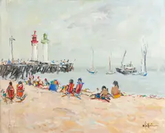 Andre Raffin, Lumiere Normande, oil on canvas