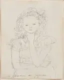 André Dunoyer de Segonzac, Portrait of a Seated Girl
