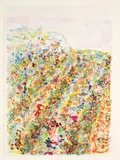 Kostia Terechkovitch, Les vendanges (Terechkovitch 117), 1961, Color lithograph on Japan paper; titled on an unidentified label affixed to the verso; framed