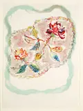 Kostia Terechkovitch, Roses (Terechkovitch 120), 1961, Color lithograph on Japan paper; titled on an unidentified label affixed to the verso; framed