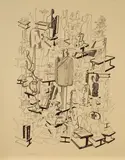 Albert Leon Wilson, Self Portrait, 1974, Lithograph on tan paper; signed and dated 'Al Wilson 1974' in pencil lower right