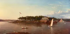 Hendrik Dirk Kruseman van Elten, Americus Club, New York, oil on canvas