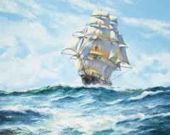 John Bentham-Dinsdale, The Dreadnaught, oil on canvas