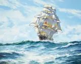 John Bentham-Dinsdale, The Dreadnaught, oil on canvas