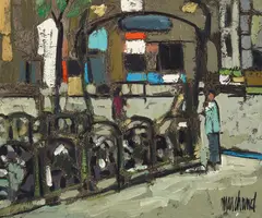 Phillipe Marchand, Four works, oil on canvas