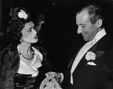 John Phillips, A black and white photograph of Coco Chanel with Cecil Beaton, 1937, photograph
