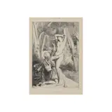 Théodore Chassériau, Lithographie en noir, Imprimé par Bertauts