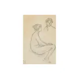 Théophile Steinlen, Étude de nu féminin, ca. 1900