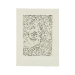 Eau-forte sur papier BFK de Rives by André Masson, Annoté 'EAU-FORTE ORIGINAL D'ANDRE MASSON', sold May 2024